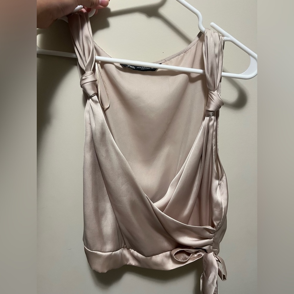 Zara Champagne Pink Top